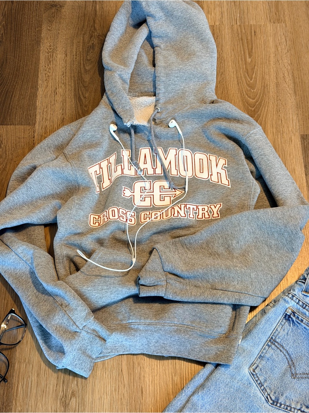 Comfy gray russel hoodie
